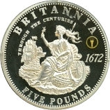 Tristan da Cunha 5 Pounds - Elizabeth II 1672 Penny