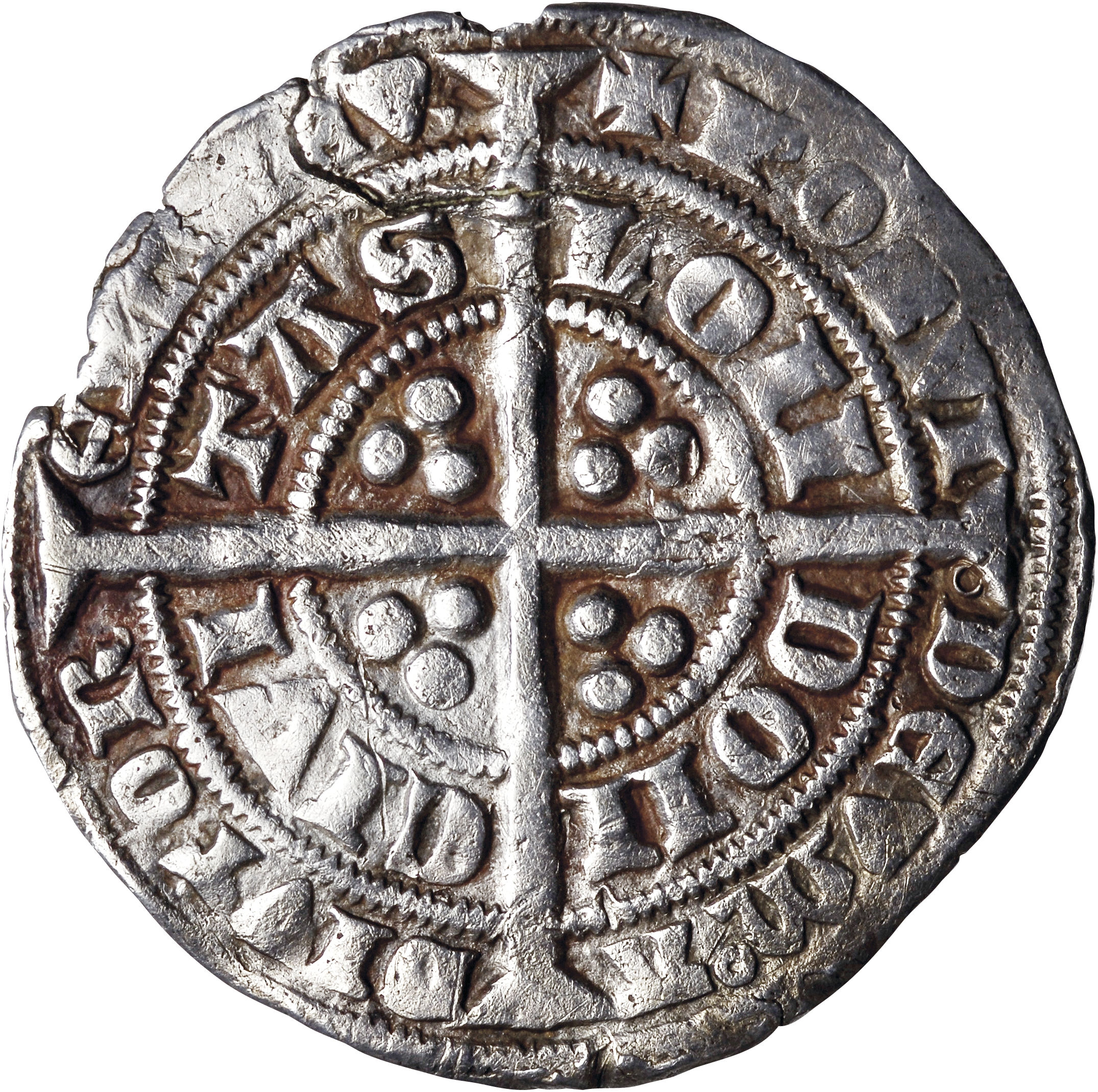 1 Groat - Edward III 4th issue; Pre-treaty period, series E