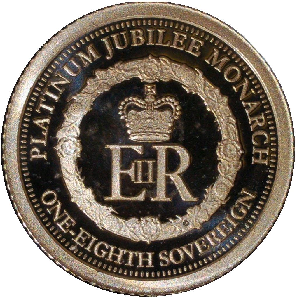 Tristan da Cunha ⅛ Sovereign - Elizabeth II Platinum Jubilee