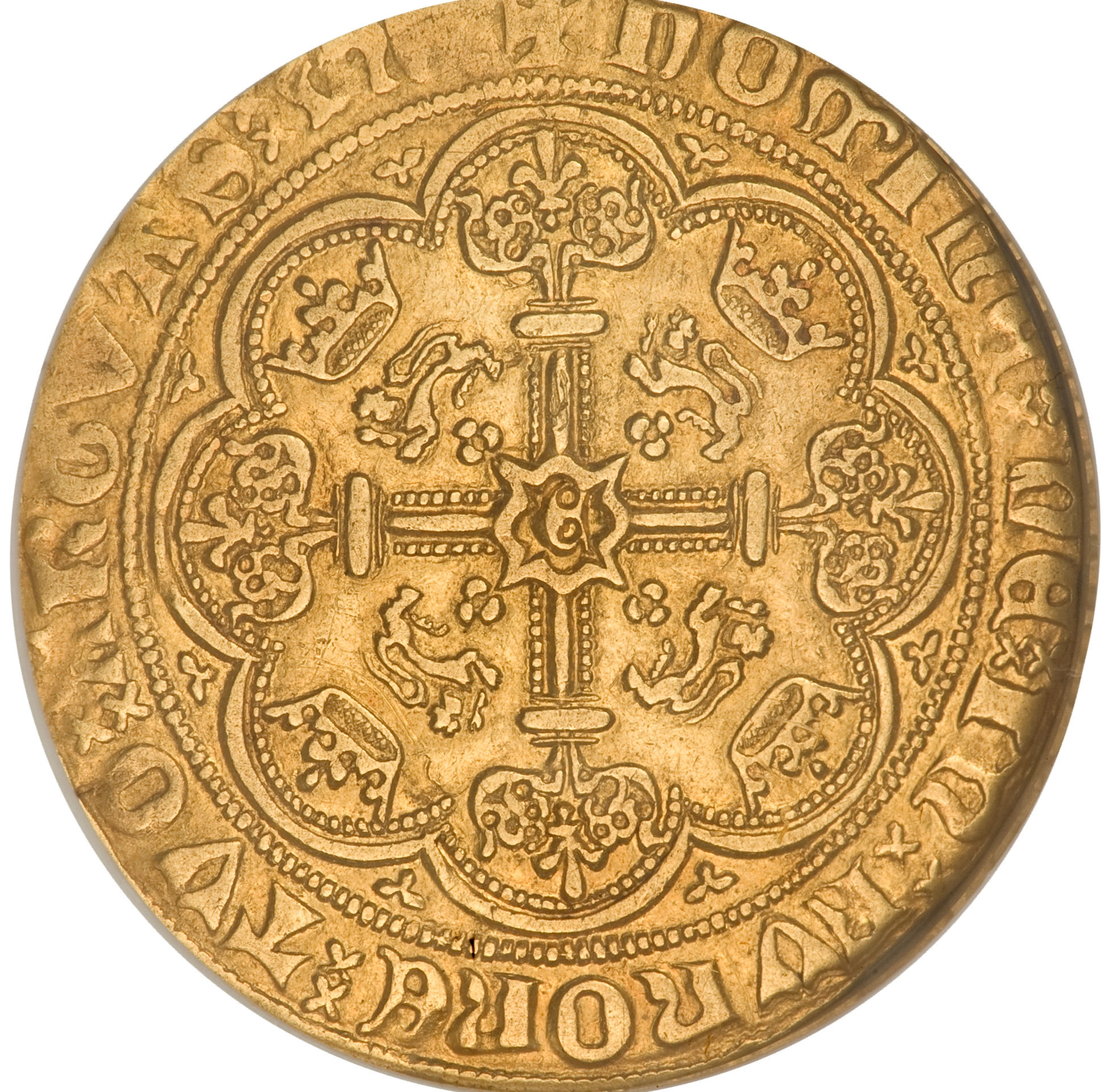 ½ Noble - Edward III Pre-Treaty period; series G