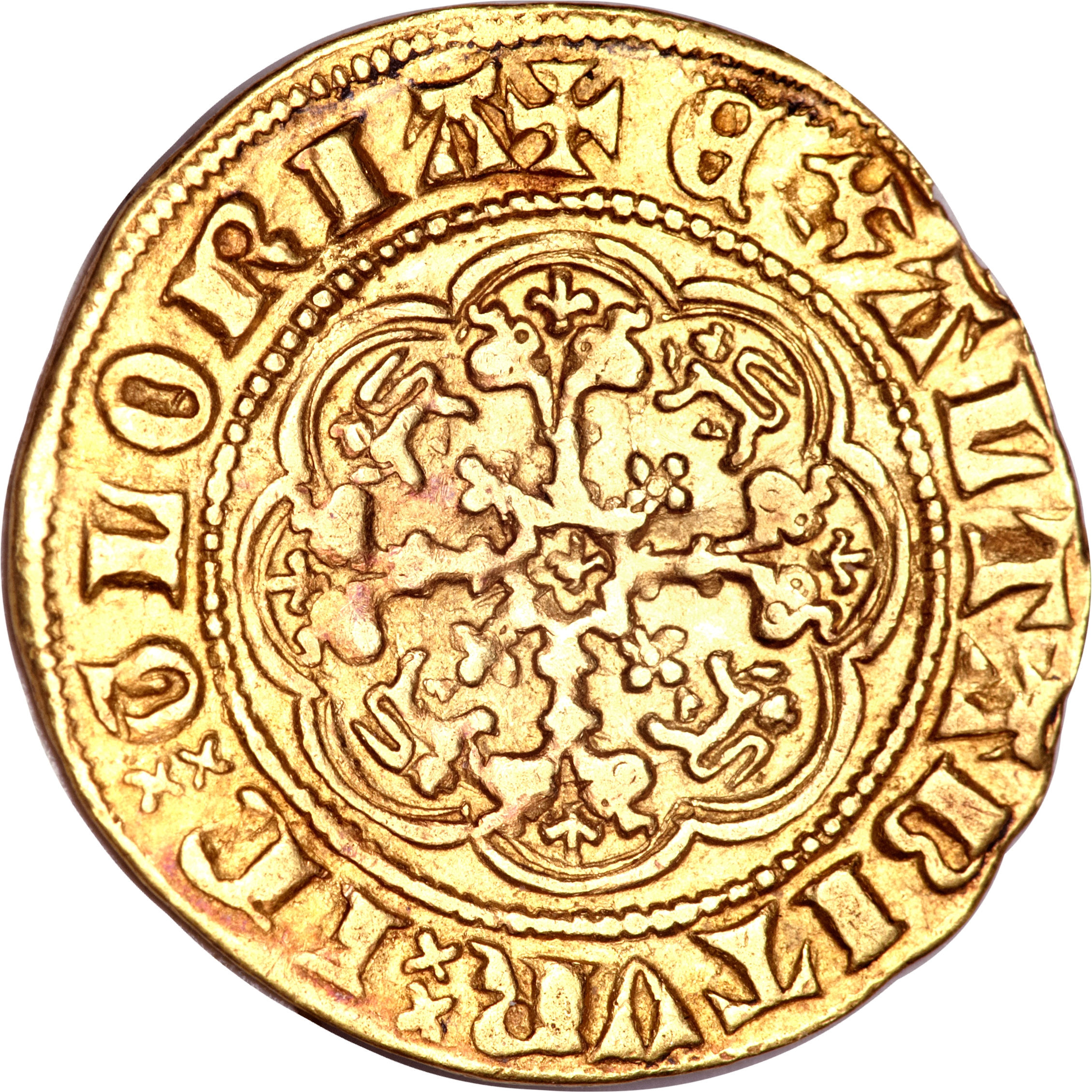 ¼ Noble - Edward III Treaty period; London