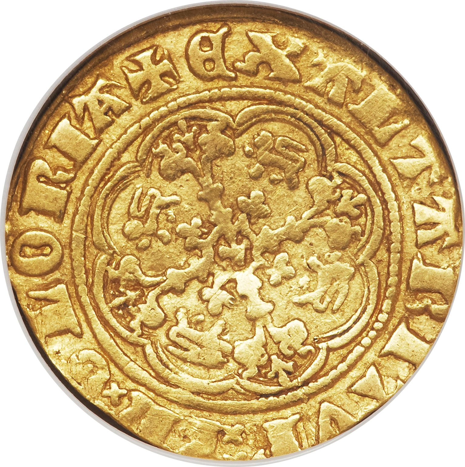 ¼ Noble - Edward III Treaty period; London