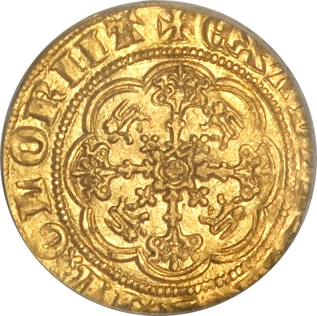 ¼ Noble - Edward III Treaty period; Calais