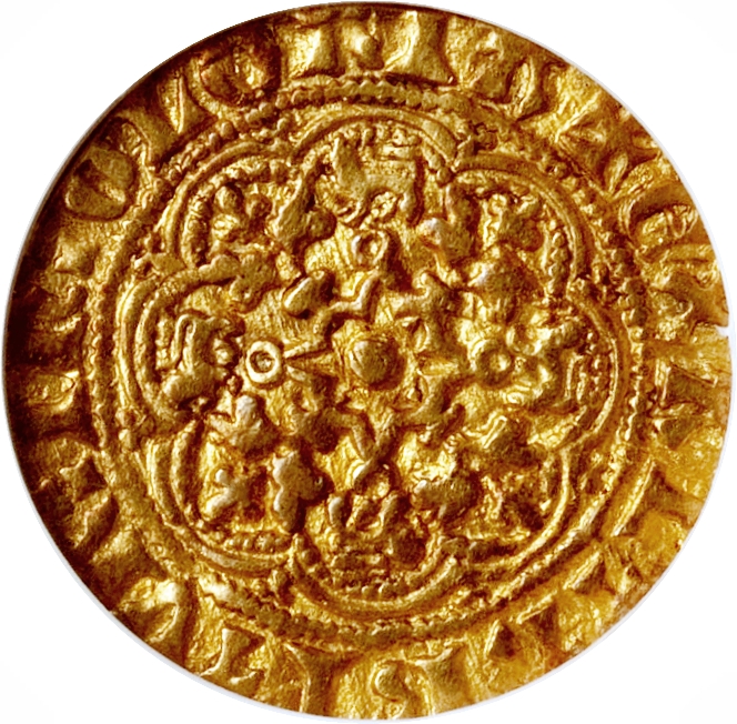 ¼ Noble - Edward III Treaty period; Calais