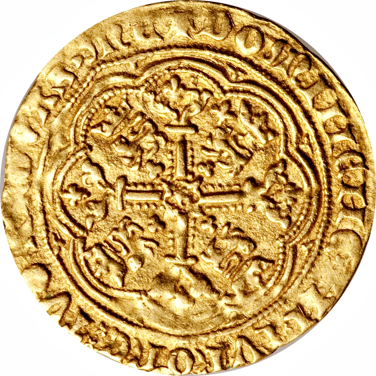 ½ Noble - Edward III Pre-Treaty period; series B