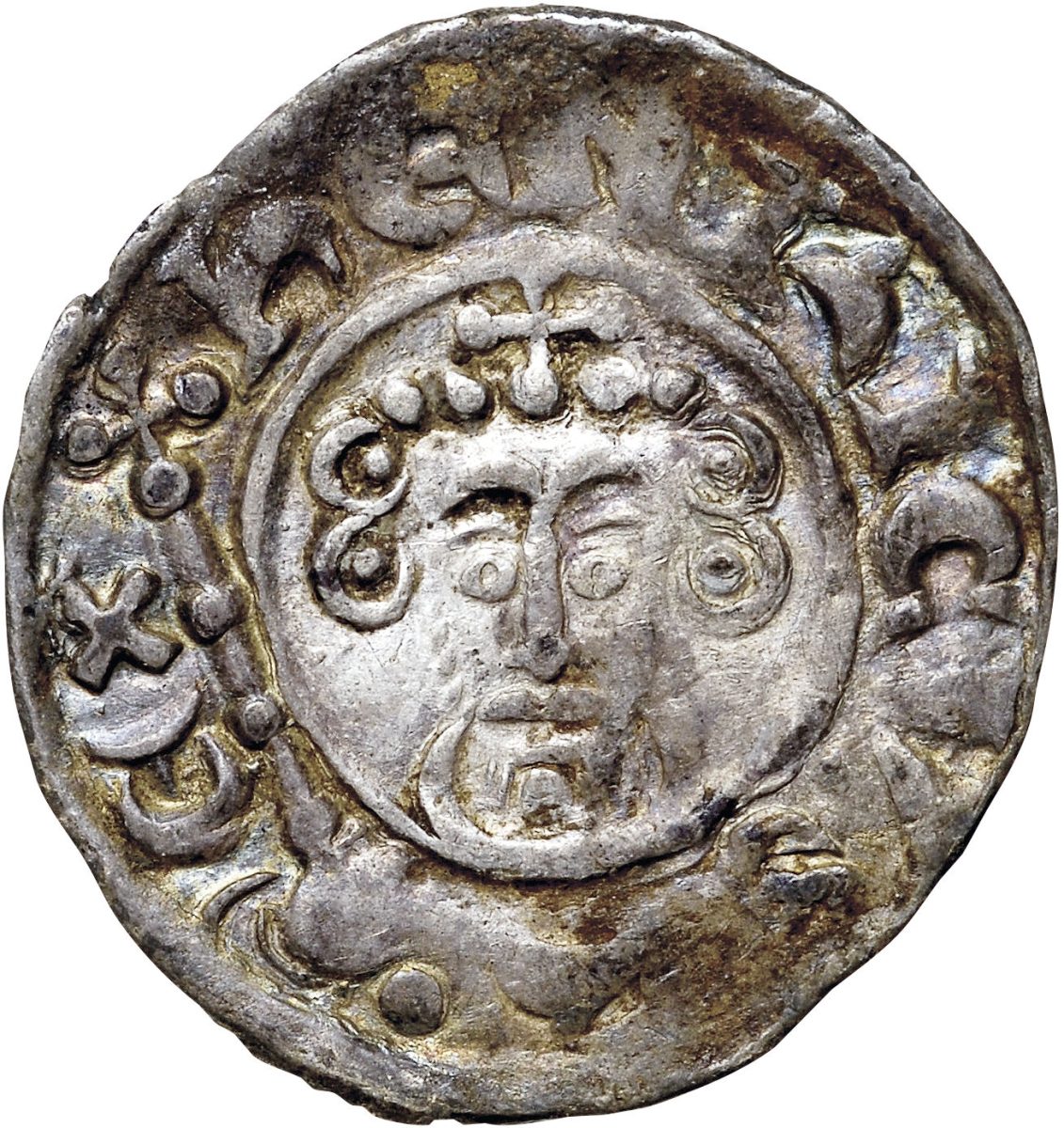 1 Penny - John Short Cross type; class 5b obverse