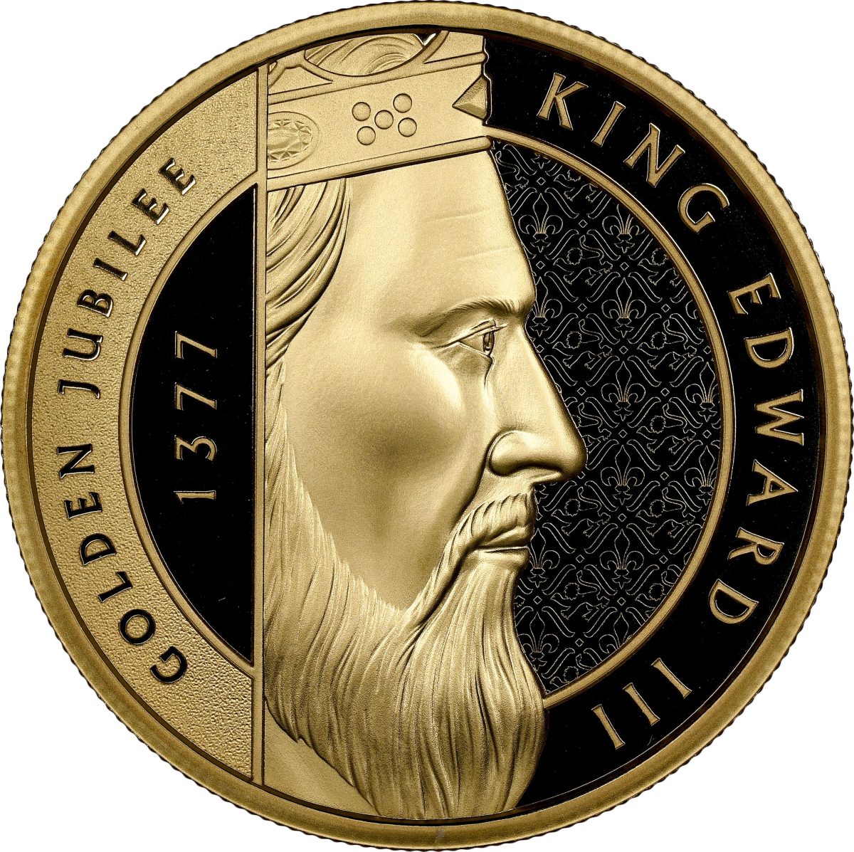 Tristan da Cunha 20 Pounds - Charles III Greatest Monarchs; Edward III reverse
