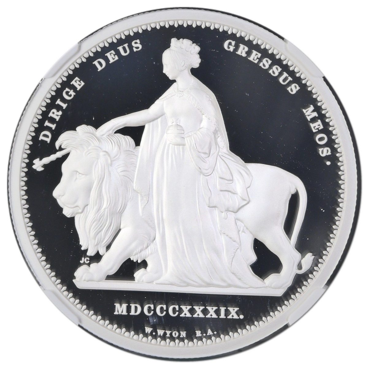 Alderney 2 Pounds - Charles III Una and the Lion