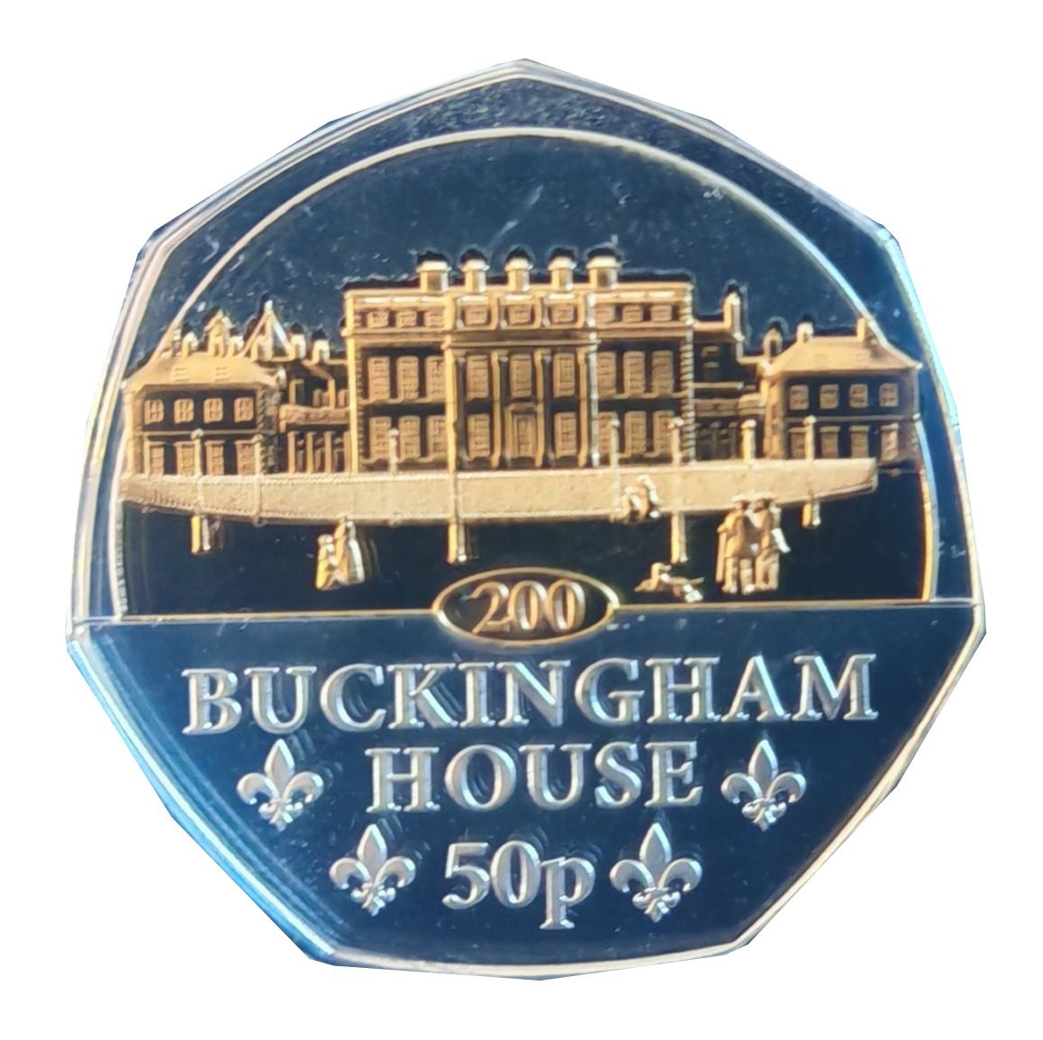 Falkland Islands 50 Pence - Charles III Buckingham House