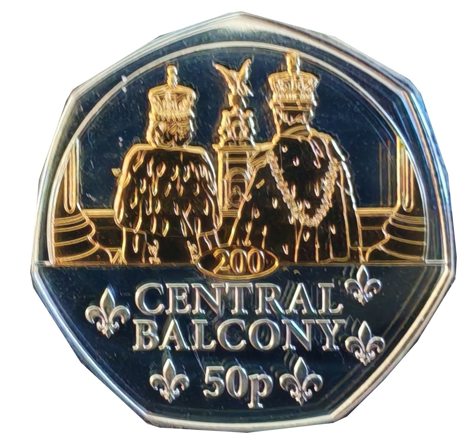Falkland Islands 50 Pence - Charles III Central Balcony