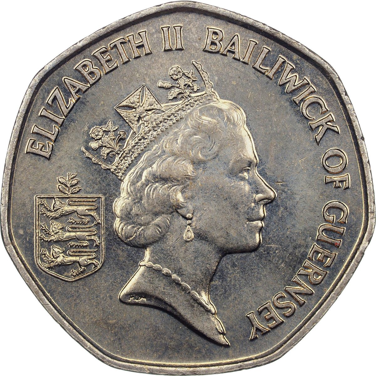Guernsey 20 Pence - Elizabeth II 3rd portrait obverse