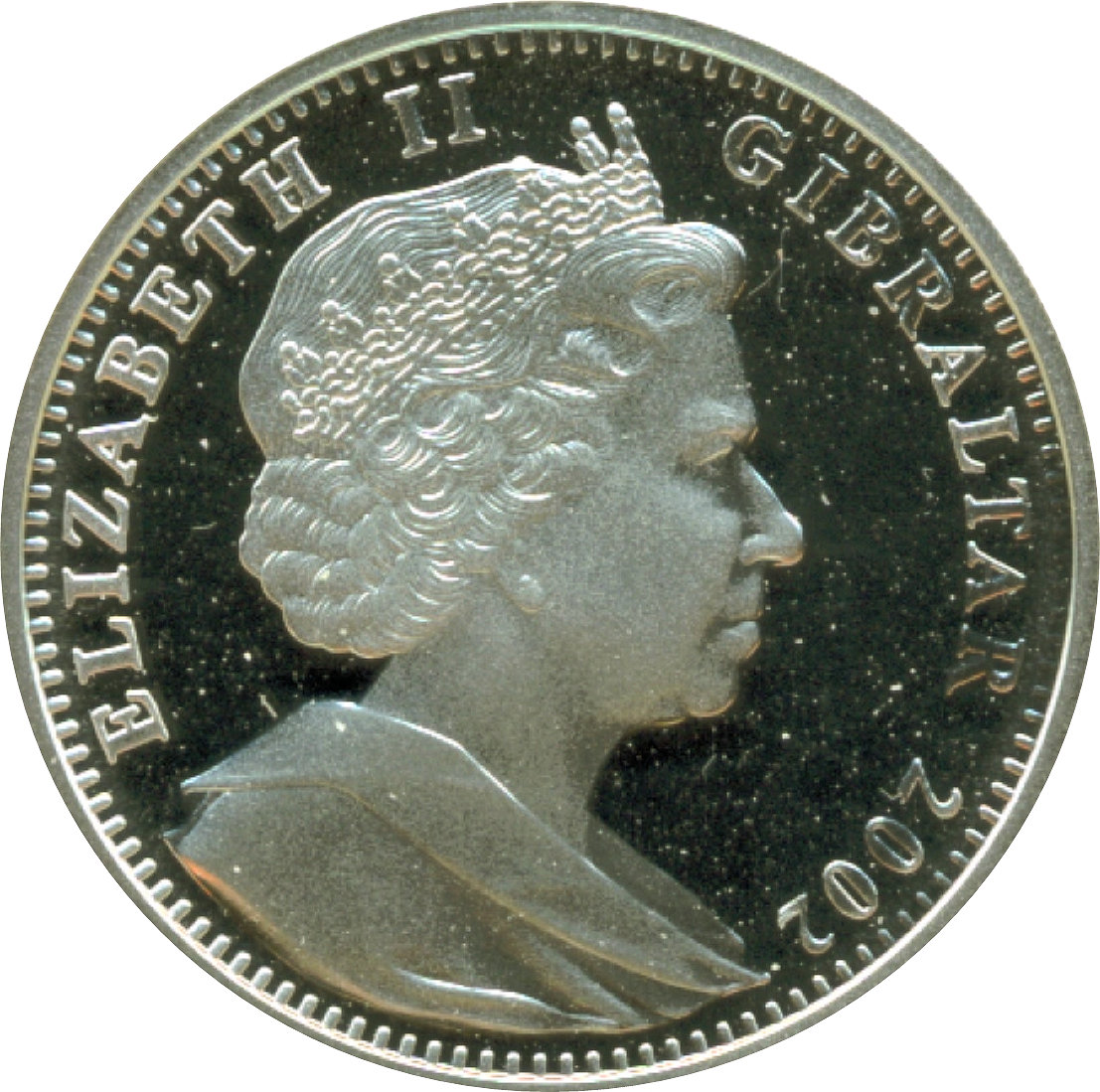 Gibraltar 1 Crown - Elizabeth II Ancient coins obverse