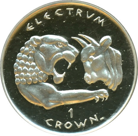 Gibraltar 1 Crown - Elizabeth II Ancient coins