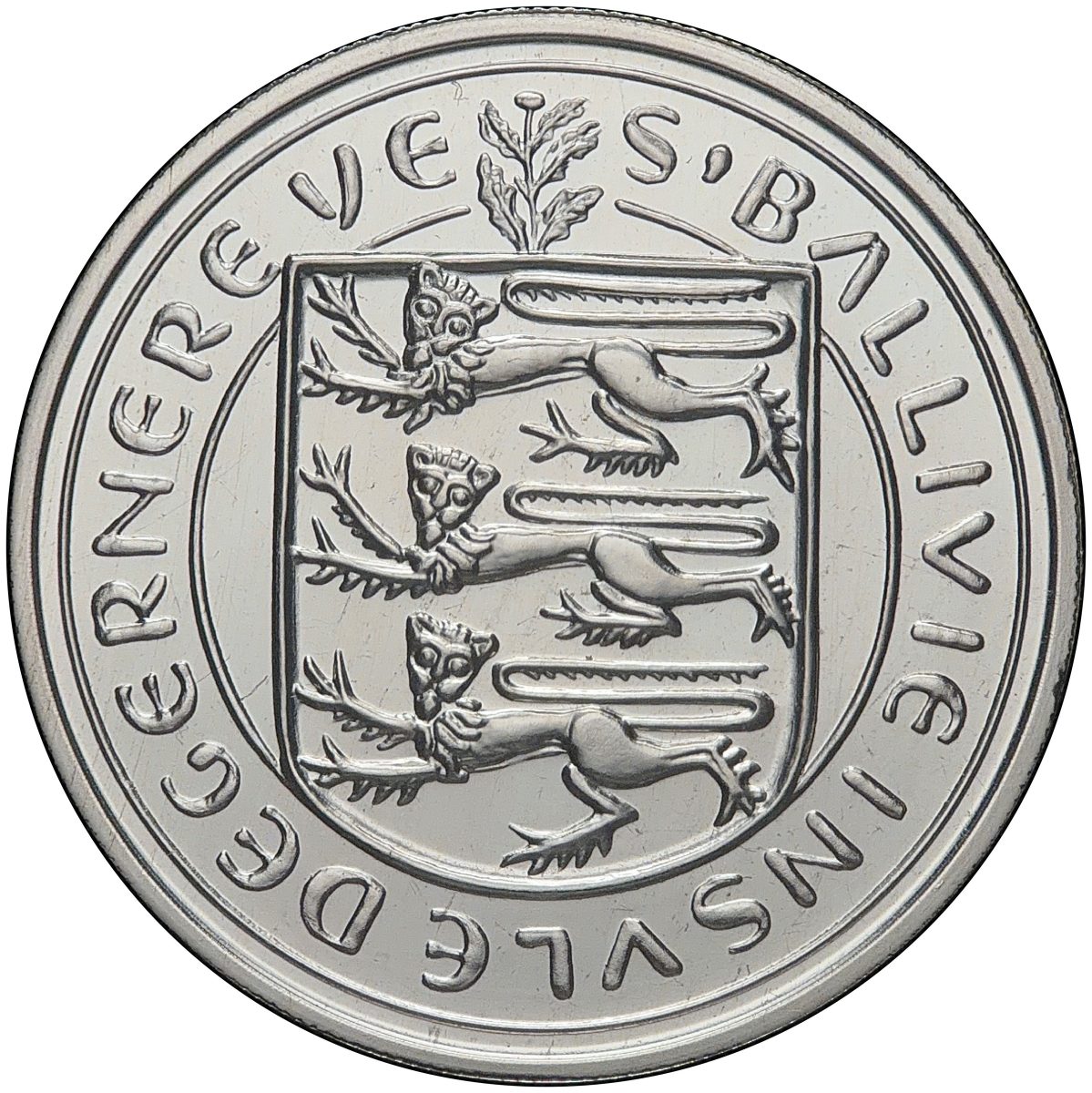 Guernsey 10 New Pence - Elizabeth II obverse