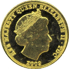 Tristan da Cunha 1 Crown - Elizabeth II The British Museum obverse