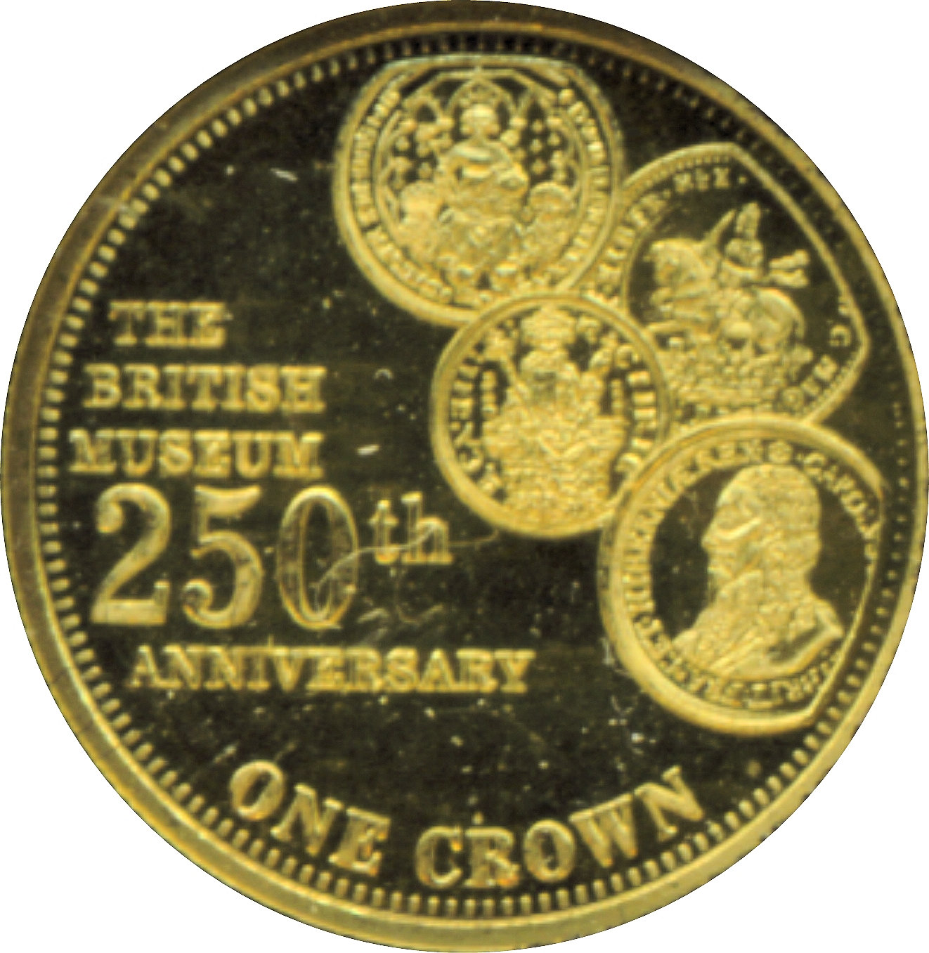 Tristan da Cunha 1 Crown - Elizabeth II The British Museum reverse