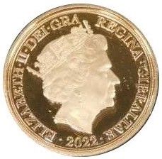 Gibraltar 1 Sovereign - Elizabeth II The Right to Live in Peace obverse