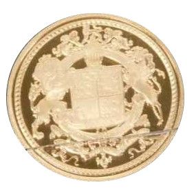 Gibraltar 1 Sovereign - Elizabeth II 40th Birthday of Prince William