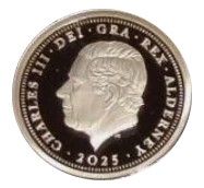 Alderney 1 Pound - Charles III Queen Mother; Silver Proof obverse