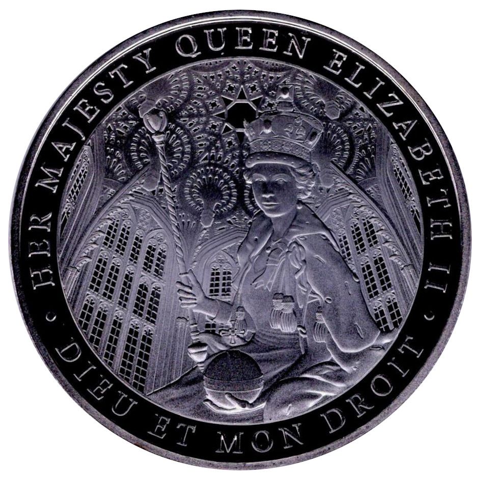 Gibraltar 1 Crown In the name of Elizabeth II; Forever Remembered reverse
