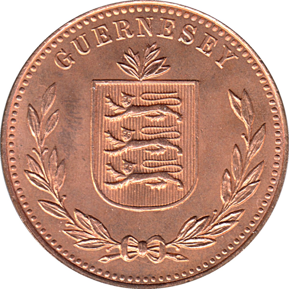 Guernsey 8 Doubles obverse