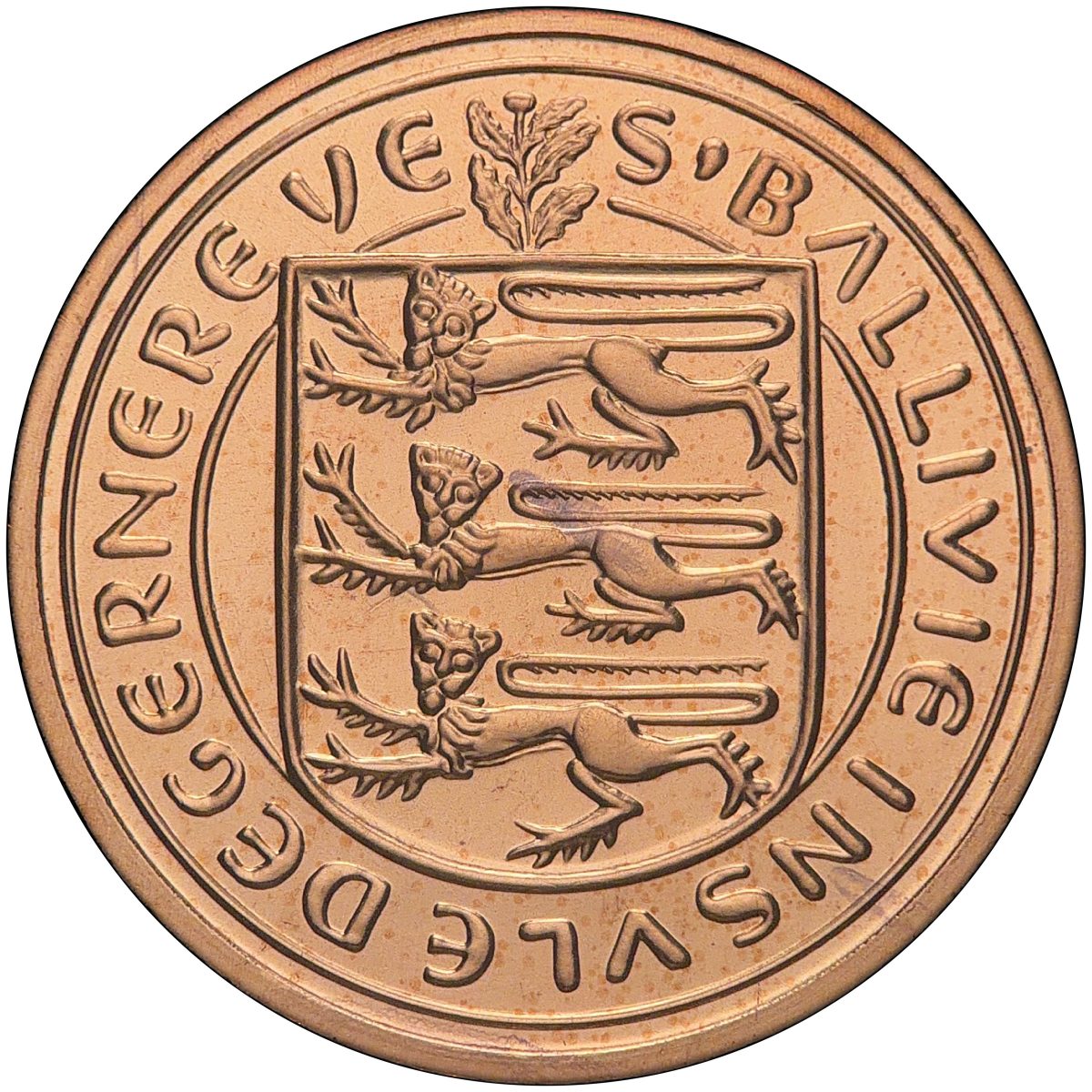 Guernsey 2 New Pence - Elizabeth II obverse