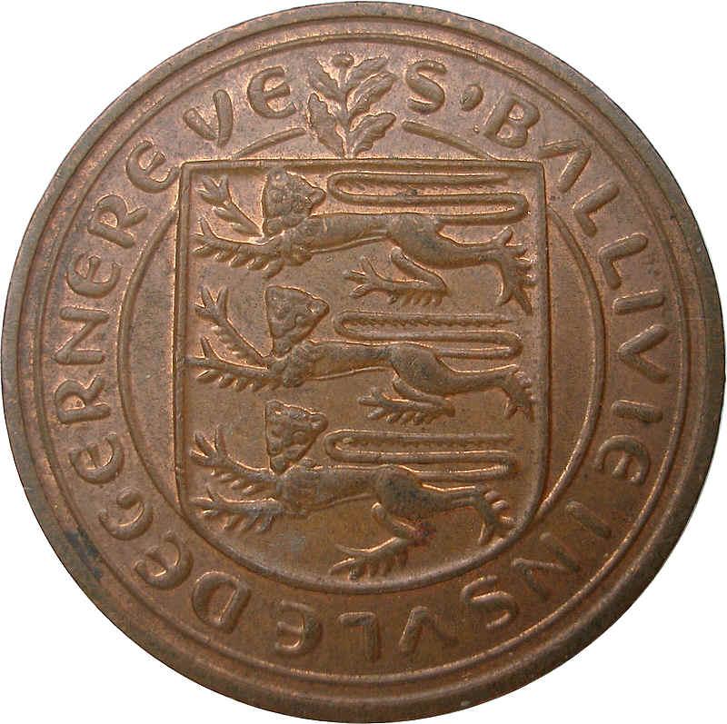 Guernsey 2 Pence - Elizabeth II obverse