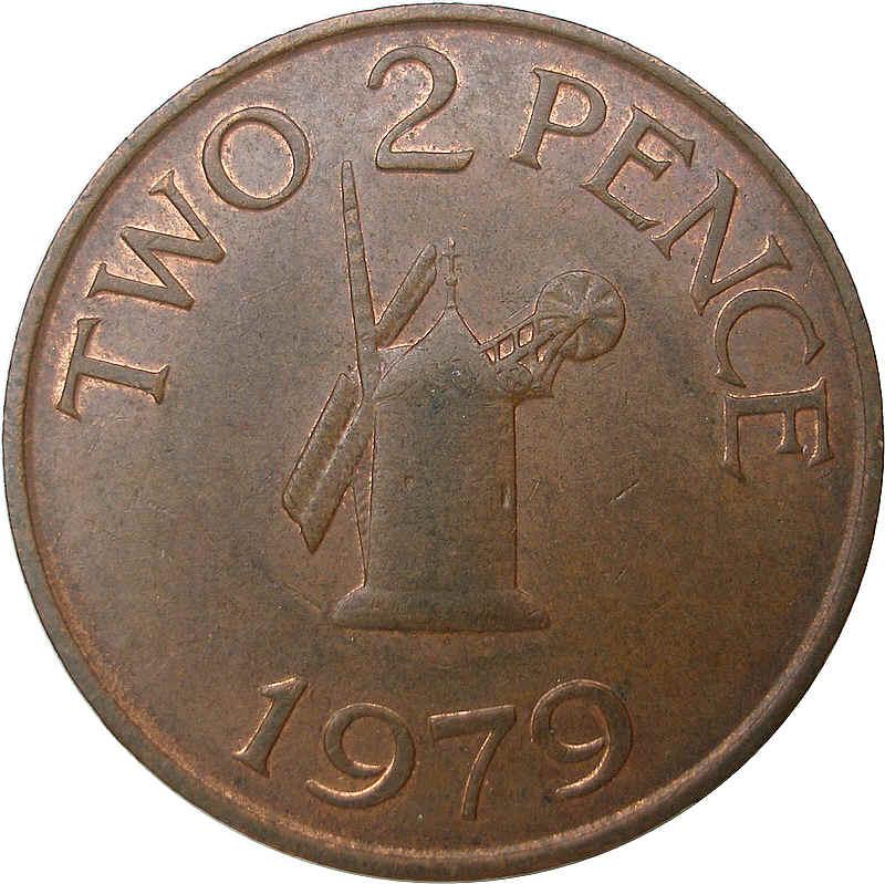 Guernsey 2 Pence - Elizabeth II