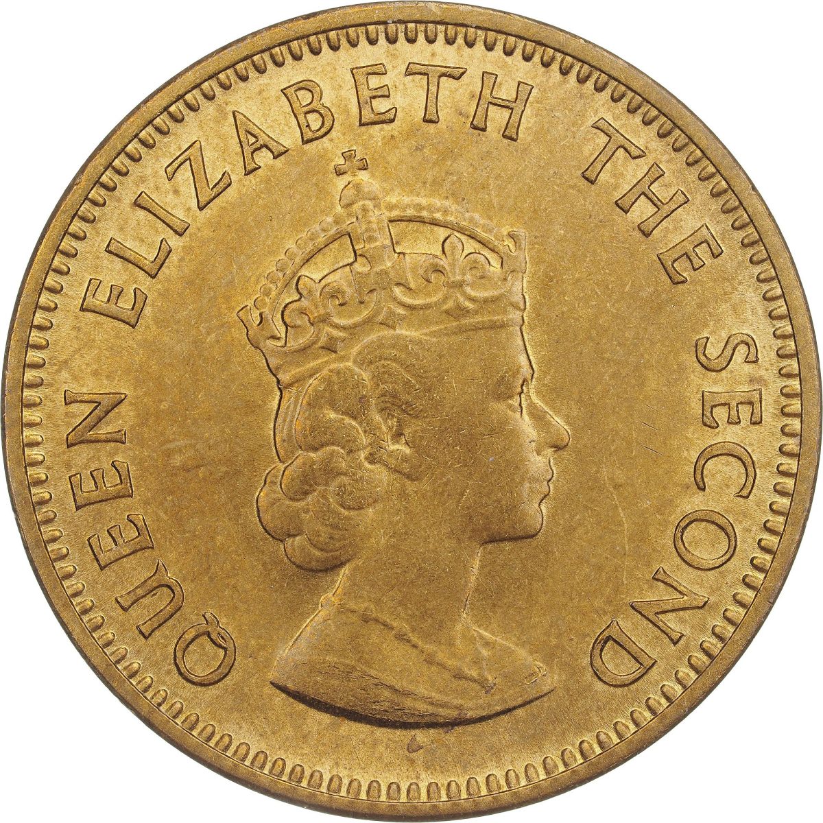 Jersey ¼ Shilling - Elizabeth II 1st portrait obverse