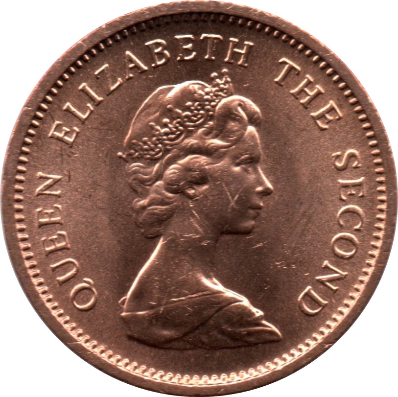 Jersey ½ New Penny - Elizabeth II 2nd portrait obverse