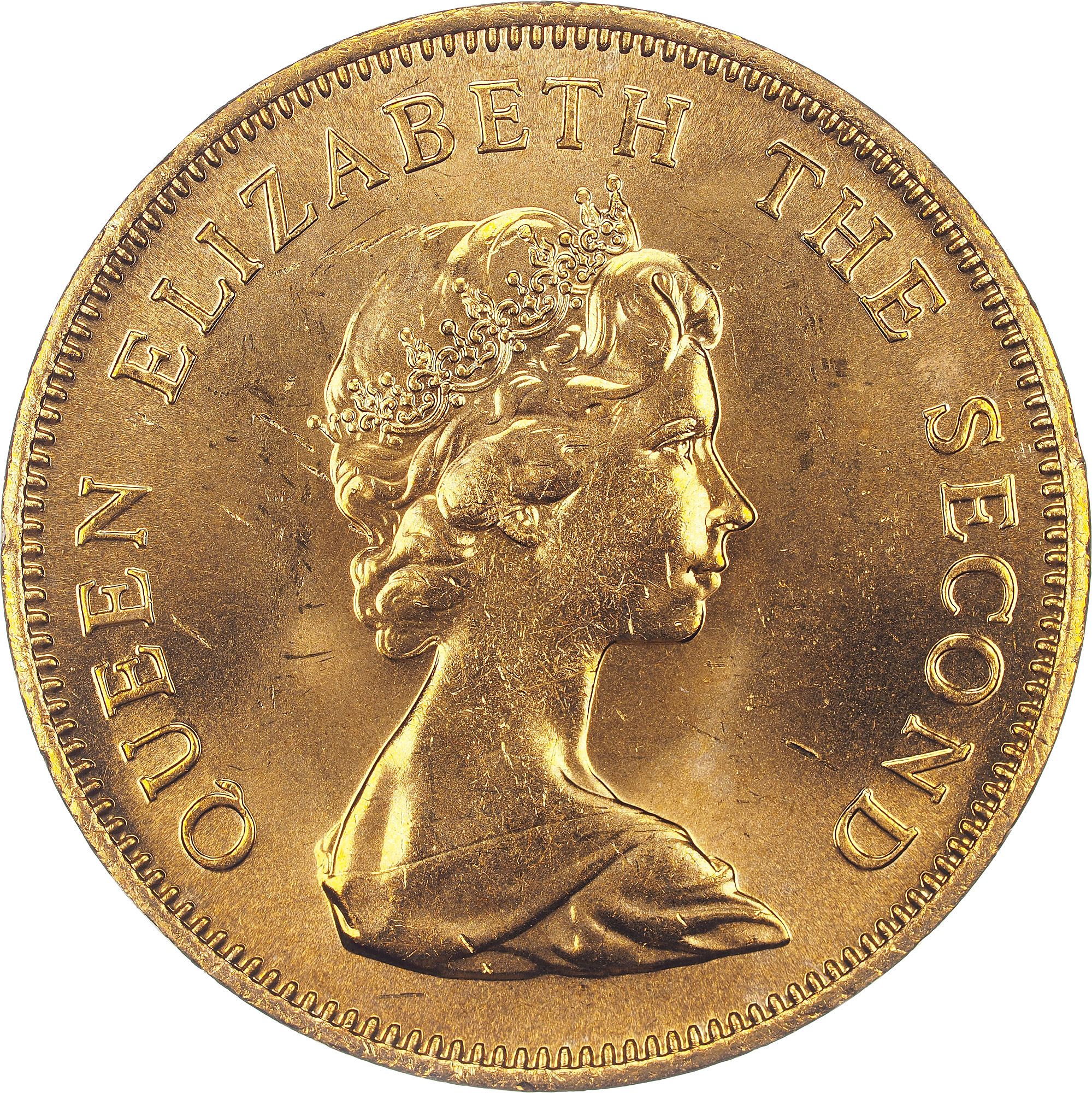 Falkland Islands 2 Pence - Elizabeth II 2nd portrait obverse