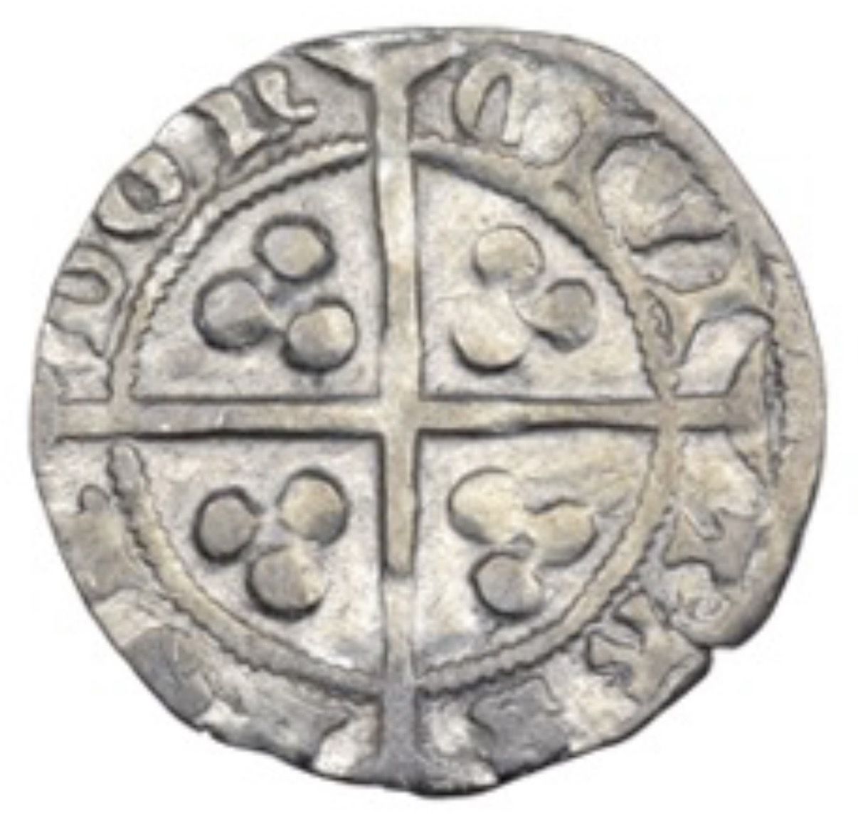 1 Penny - Edward III transitional treaty period