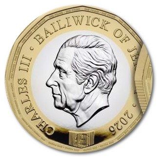 Jersey 1 Pound - Charles III Queen Elizabeth II Centenary; Silver Proof obverse
