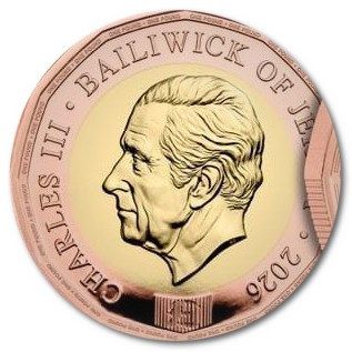 Jersey 1 Pound - Charles III Queen Elizabeth II Centenary; Gold Proof