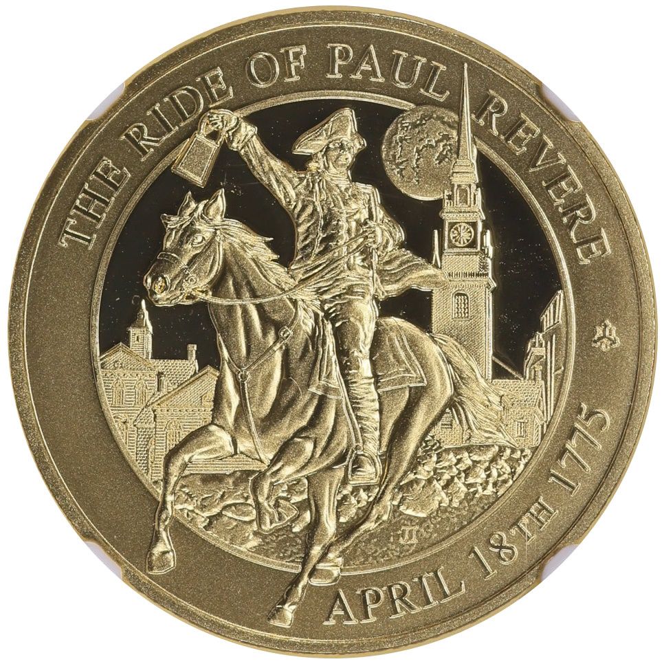 Saint Helena 5 Pounds - Charles III The Ride of Paul Revere