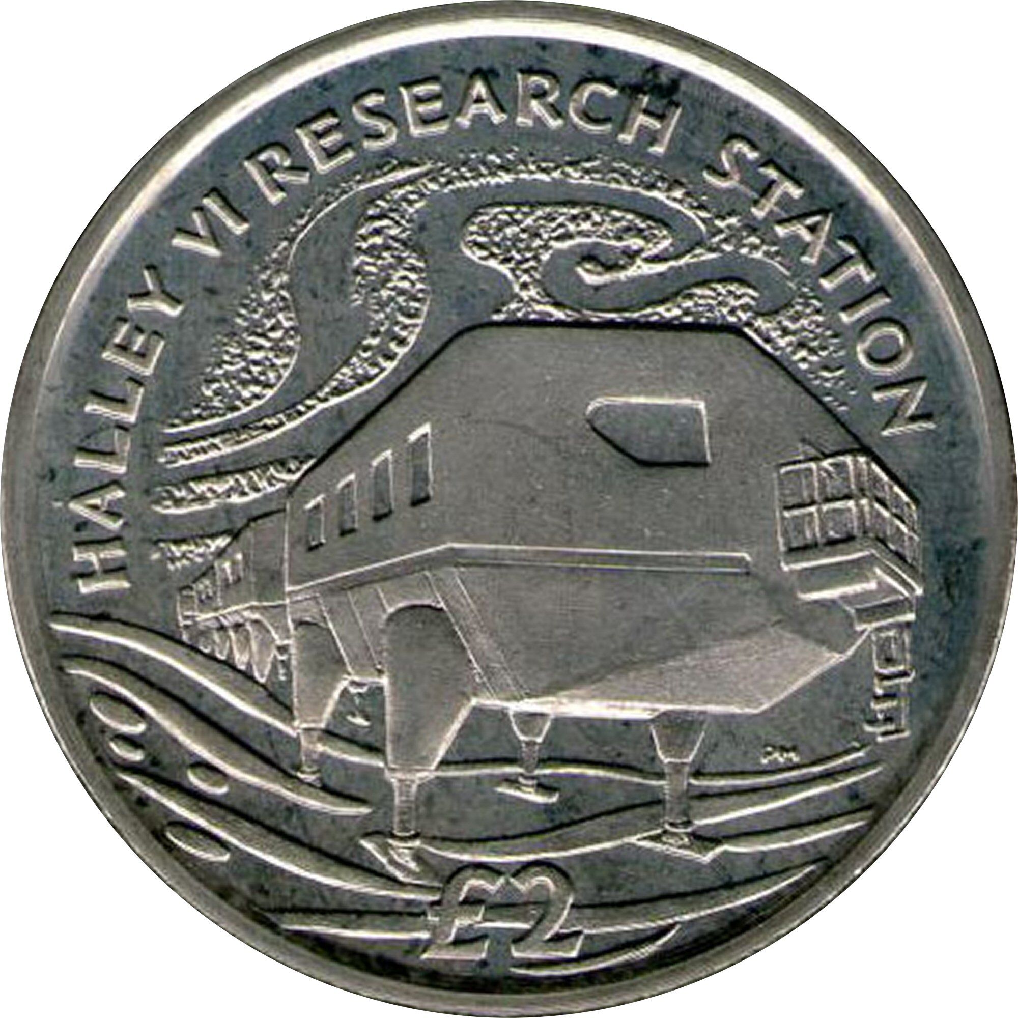 British Antarctic Territory 2 Pounds - Elizabeth II Halley VI Research Station