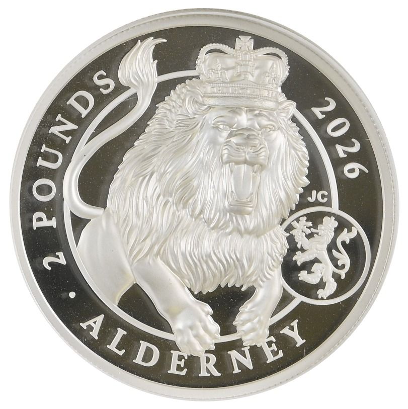 Alderney 2 Pounds Queen Elizabeth II Centenary obverse