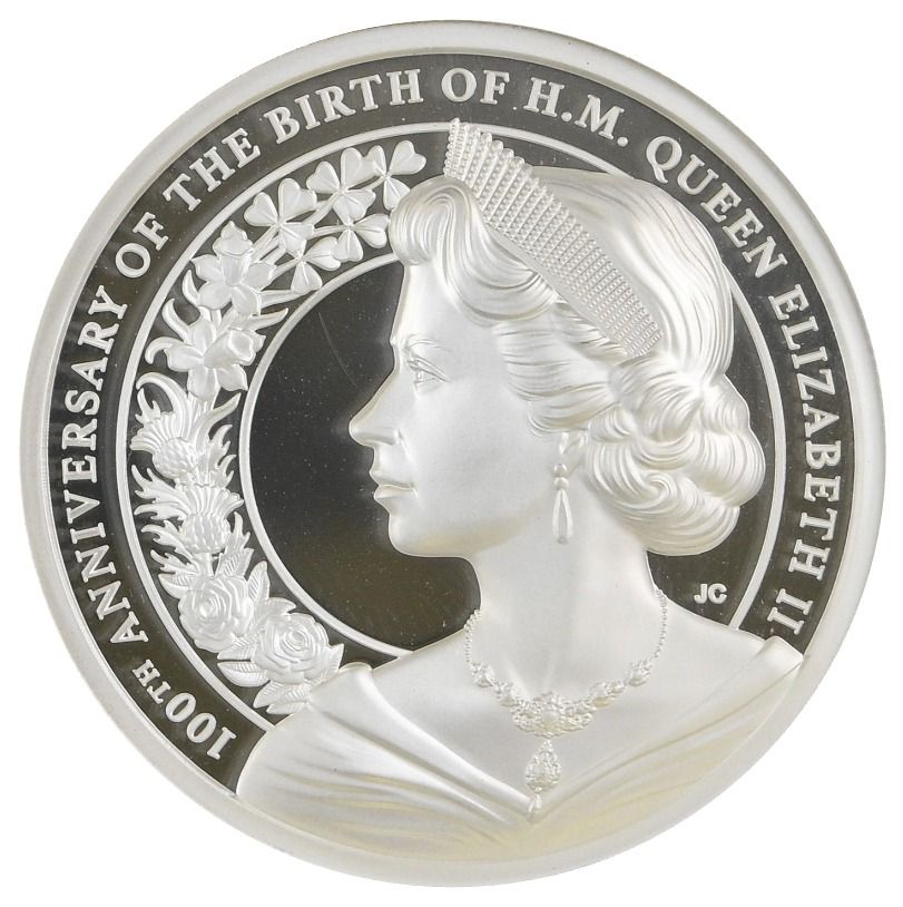 Alderney 2 Pounds Queen Elizabeth II Centenary