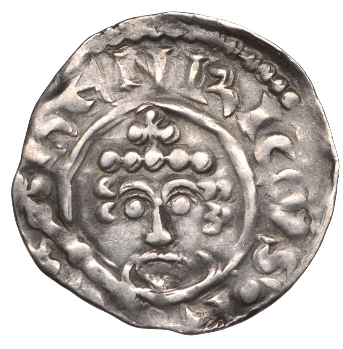 1 Penny - Henry II Short cross type; class 1b2 obverse