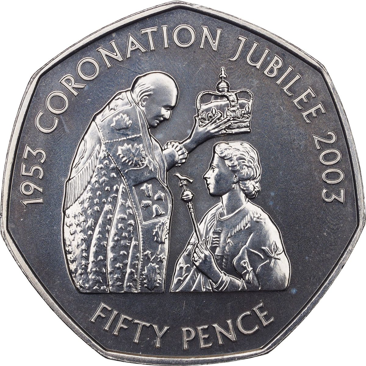 Jersey 50 Pence - Elizabeth II Golden Jubilee