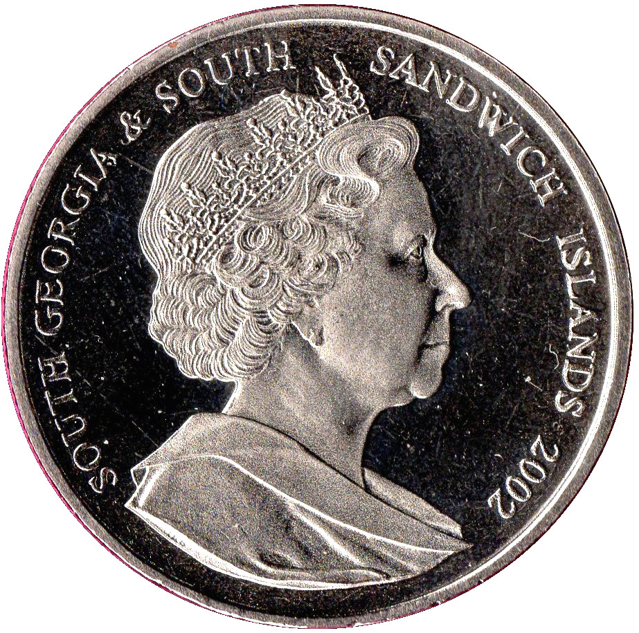 South Georgia and the South Sandwich Islands 2 Pounds - Elizabeth II Princess Diana obverse
