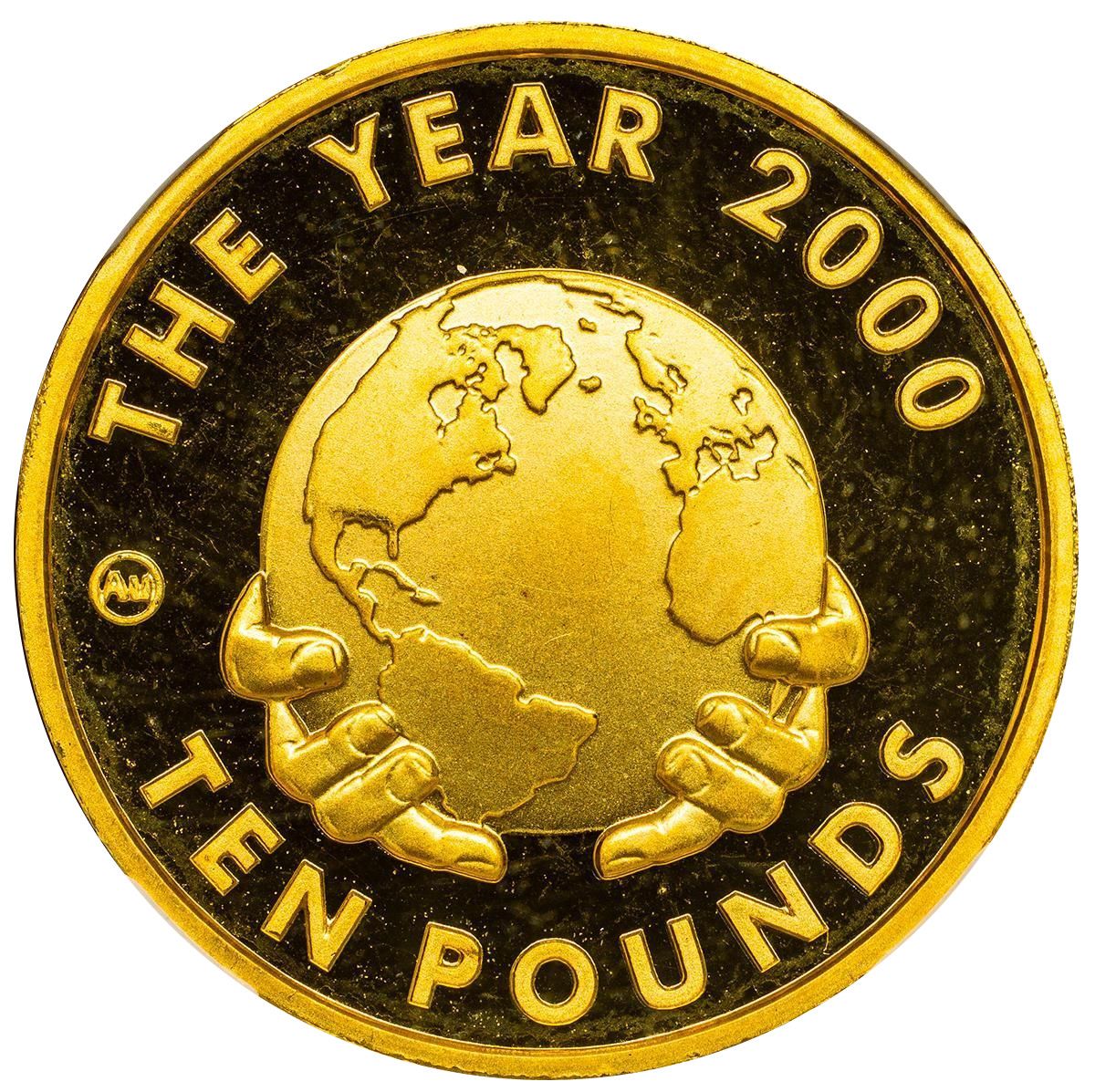 Guernsey 10 Pounds - Elizabeth II Millennium 2000