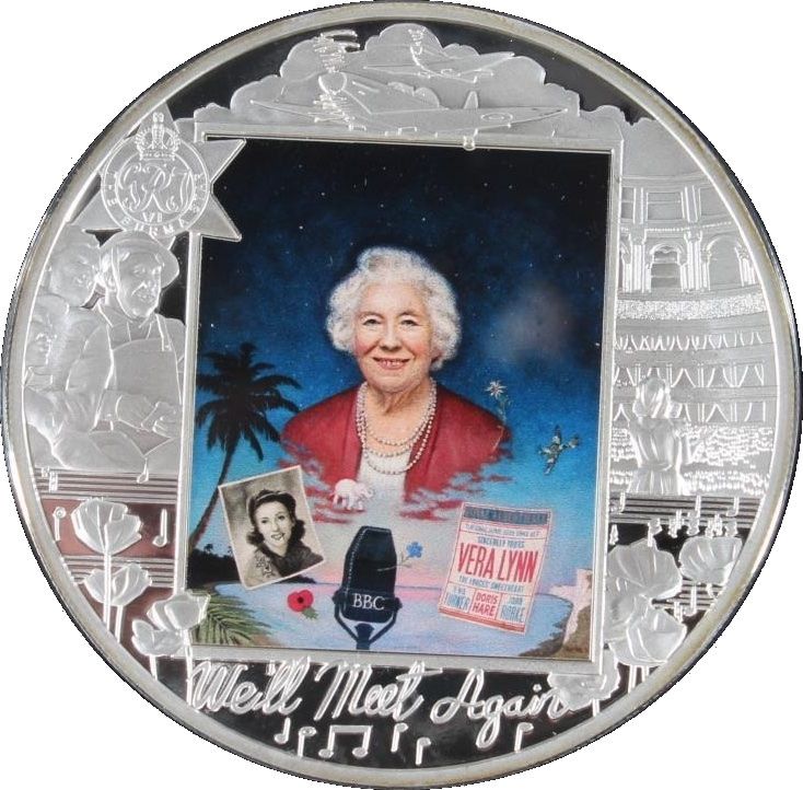 Gibraltar 10 Pounds - Elizabeth II Dame Vera Lynn