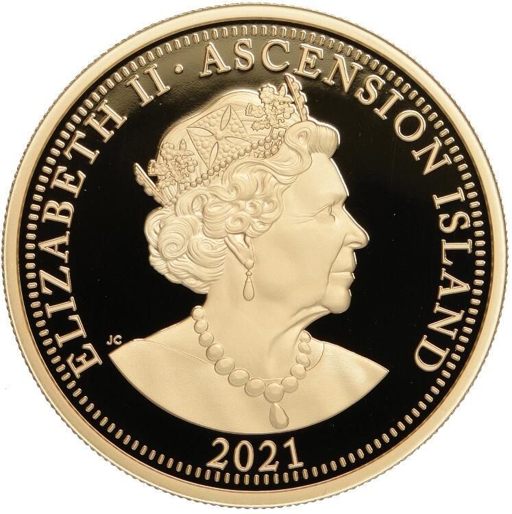Ascension Island 5 Pounds - Elizabeth II Princess Diana obverse