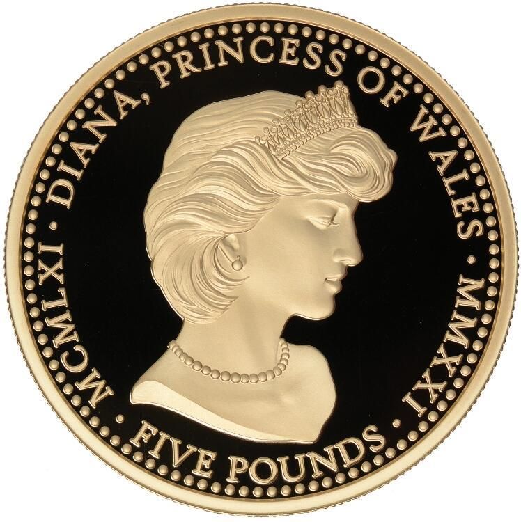 Ascension Island 5 Pounds - Elizabeth II Princess Diana