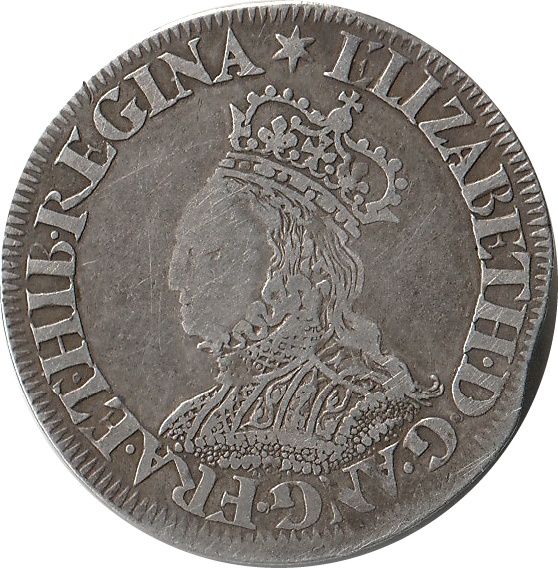 1 Groat - Elizabeth I Milled issue obverse