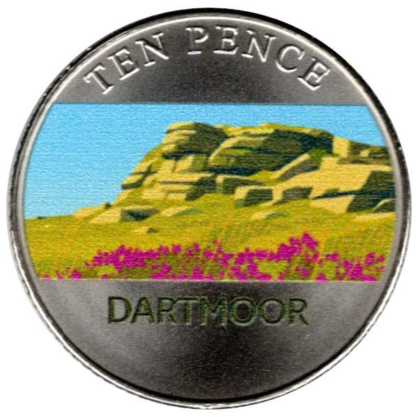 Isle of Man 10 Pence - Charles III Dartmoor
