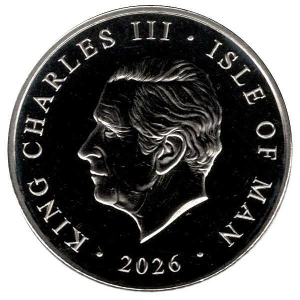 Isle of Man 10 Pence - Charles III New Forest obverse