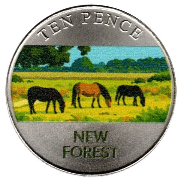 Isle of Man 10 Pence - Charles III New Forest