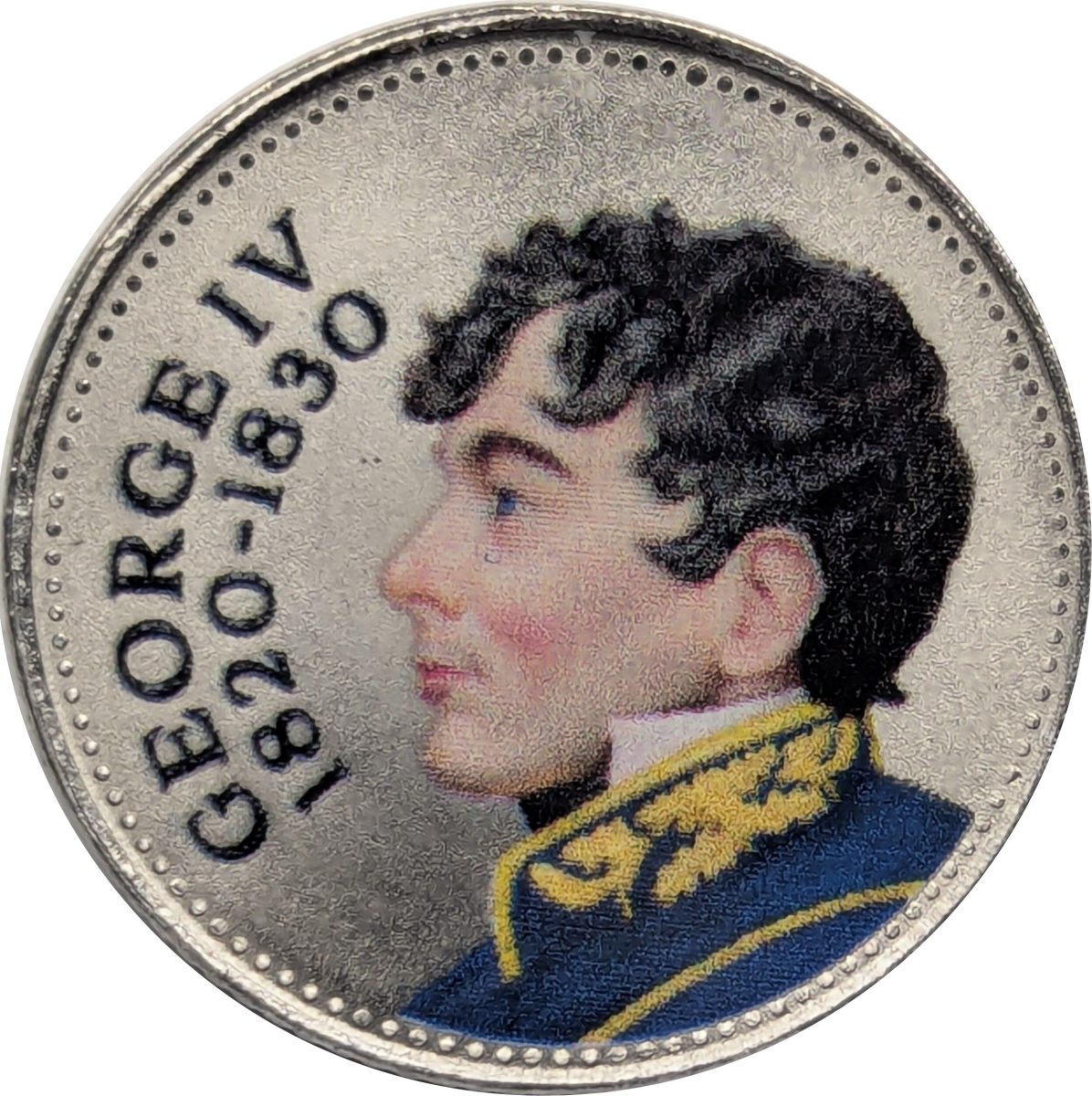 Jersey 10 Pence - Charles III King George IV reverse